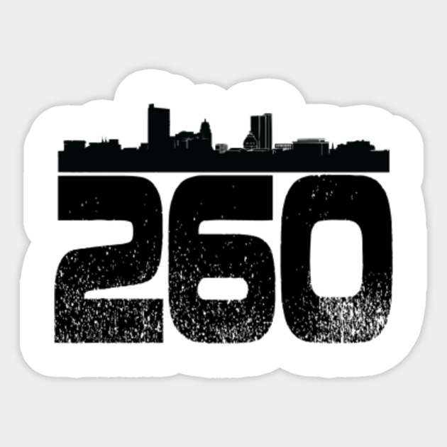 260 Fort Wayne Area Code And Skyline Fort Wayne Sticker TeePublic the-story-of-219-574-260-telecom-indiana